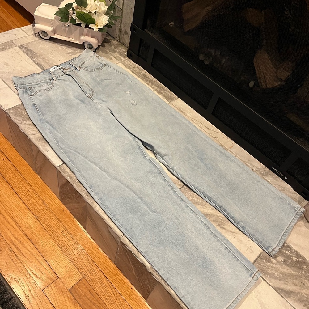 RSQ Baggy Jeans with Distressed Accents